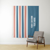 パターストライプンカスタム文字タペストリー タペストリー (インサイチュ)