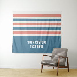 パターストライプンカスタム文字タペストリー タペストリー