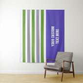 パターストライプンカスタム文字タペストリー タペストリー (インサイチュ)