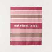 パターストライプンカスタム文字タペストリー タペストリー (正面)