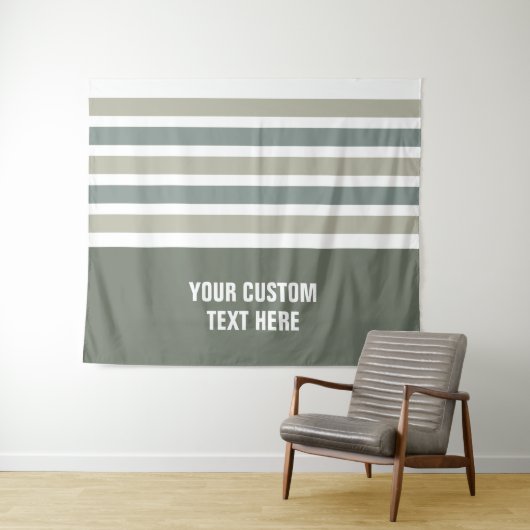 パターストライプンカスタム文字タペストリー タペストリー (インサイチュ(横))