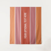 パターストライプンカスタム文字タペストリー タペストリー (正面)