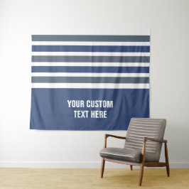 パターストライプンカスタム文字タペストリー タペストリー
