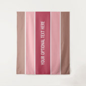 パターストライプンカスタム文字タペストリー タペストリー (正面)