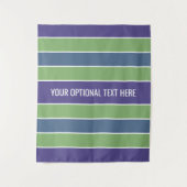 パターストライプンカスタム文字タペストリー タペストリー (正面)