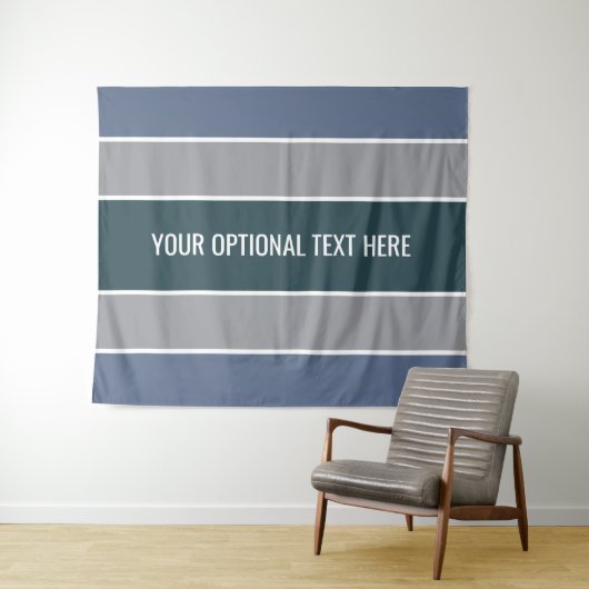 パターストライプンカスタム文字タペストリー タペストリー (インサイチュ(横))