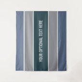 パターストライプンカスタム文字タペストリー タペストリー (正面)