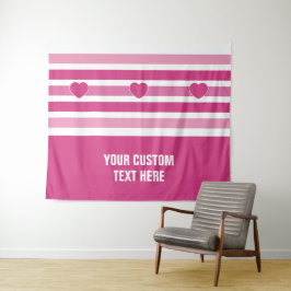 パターストライプンカスタム文字タペストリー タペストリー