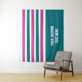 パターストライプンカスタム文字タペストリー タペストリー (インサイチュ)