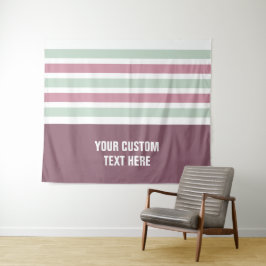 パターストライプンカスタム文字タペストリー タペストリー