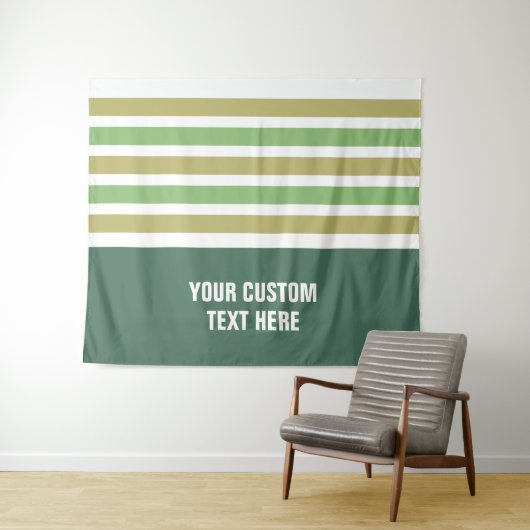 パターストライプンカスタム文字タペストリー タペストリー (インサイチュ(横))