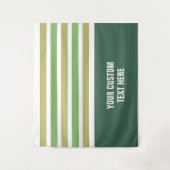 パターストライプンカスタム文字タペストリー タペストリー (正面)