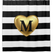 パターストライプン シャワーカーテン (正面)