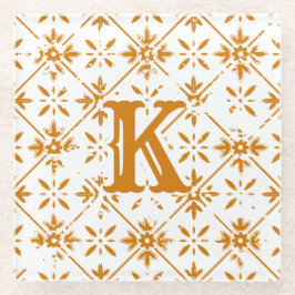 パタースペインのン動揺してタイル | ガラスコースター