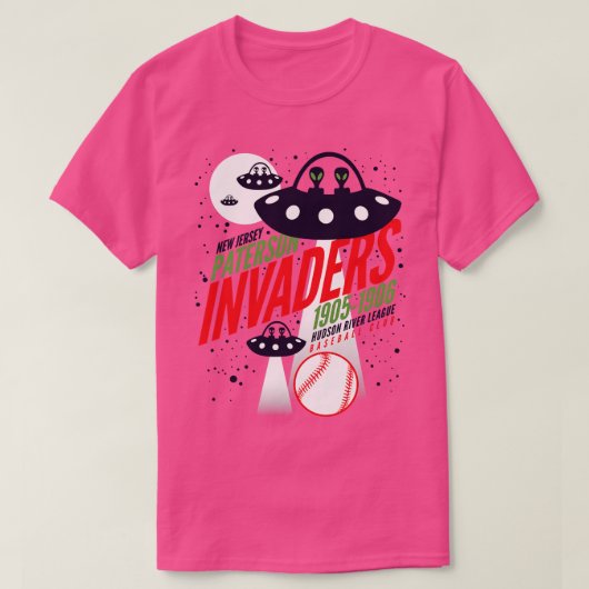 パターソンインベーダーズ Tシャツ (デザイン正面)