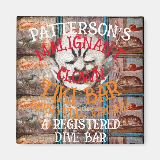 パターソンズ悪性ピエロティキバーベリービルVA マグネット (正面)