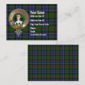 パターソンタータンチェック&バッジ 名刺 (正面/裏面)