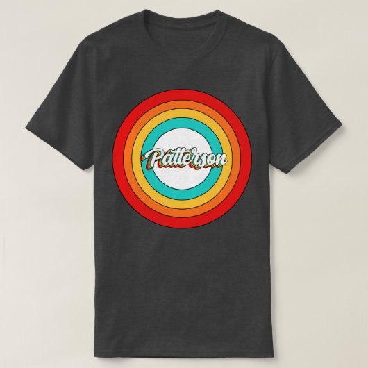パターソンネームシャツヴィンテージパターソンサークル Tシャツ (デザイン正面)