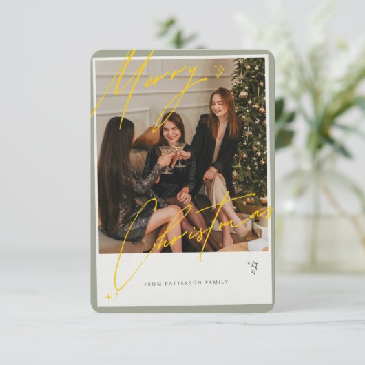 パターソン家族カードからメリークリスマス (スタンド正面)