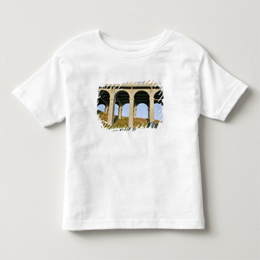 パターソン記念橋のアーチ支柱 トドラーTシャツ (正面)