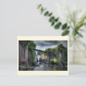 パターソン,ニュージャージー滝ヴィンテージ ポストカード (スタンド正面)