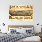 パターソン、ニュージャージー(1880) キャンバスプリント (インサイチュ (寝室))