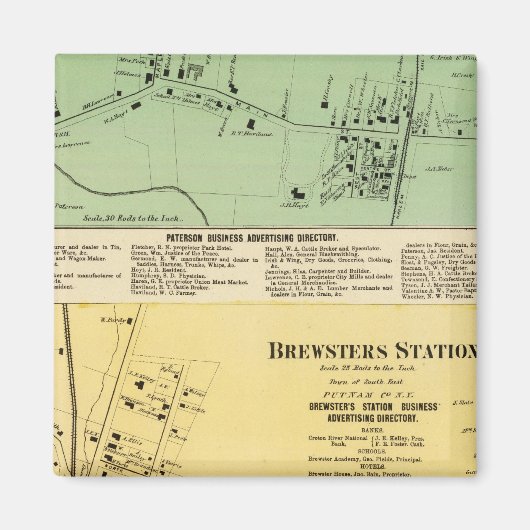 パターソン・ブルースターズ マグネット (正面)