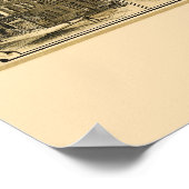 パターソン， NJパノラママップ – 1880 ポスター (角)