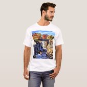 パターソンNJ – パターソン素晴らし滝 Tシャツ (正面フル)