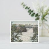 パターソンNJ、パッシック秋、1904年の洪水ヴィンテージ ポストカード (スタンド正面)