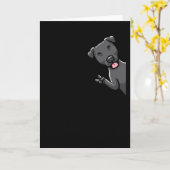 パターデールテリアドッグ カード (黄色い花)