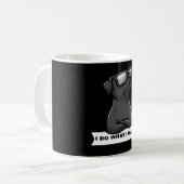 パターデール・テリア私がしたいことを頑強な犬に コーヒーマグカップ (正面左)