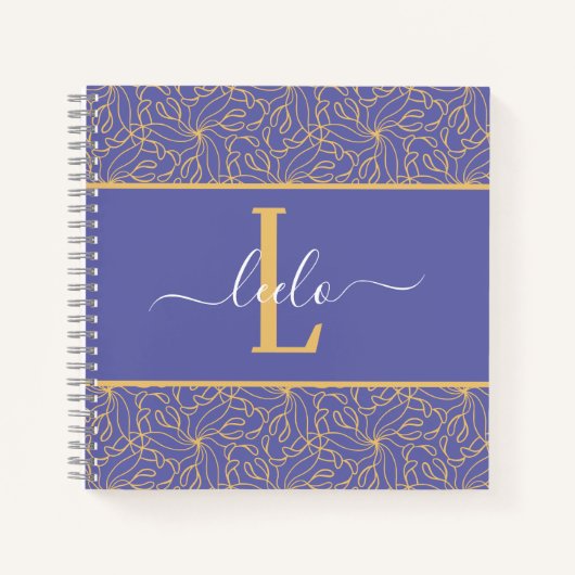 パタートリップ(幻覚体験)のようなオーガニックンカスタム ノートブック (正面)