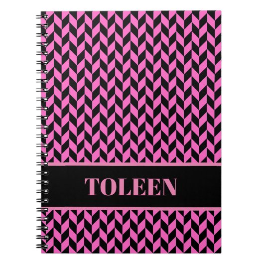 パターパーソナライズされたンカラフルノートブック ノートブック (正面)