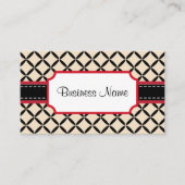 パターパーソナライズされたン名刺 名刺 (正面)
