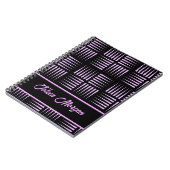 パターパーソナライズされたン ノートブック (左側)