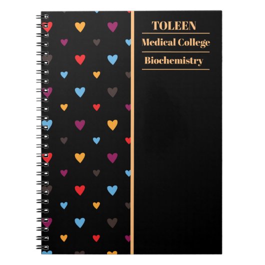 パターパーソナライズされたン ノートブック (正面)