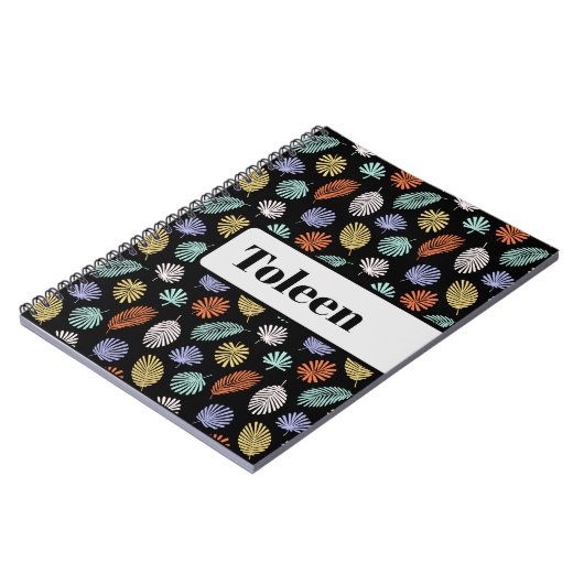 パターパーソナライズされたン ノートブック (左側)