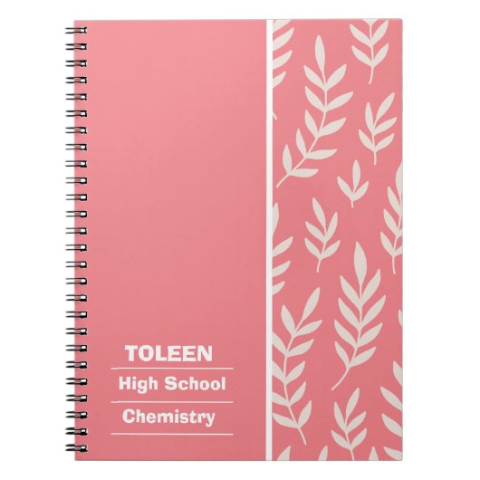 パターパーソナライズされたン ノートブック (正面)