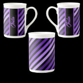 パターパーソナライズされたン ボーンチャイナマグカップ