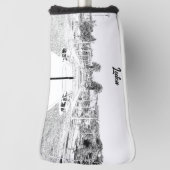 パターヘッドカバー ゴルフヘッドカバー (回転90)