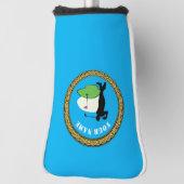 パターヘッドカバー – 名前の追加 – ゴルファー ゴルフヘッドカバー (回転90)