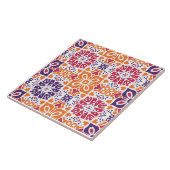 パターモダンカラフルンホームデコールフローラ タイル (側面)