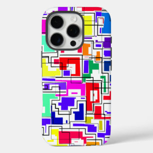 パターモダンンカラフルデザイン iPhone 16 PROケース