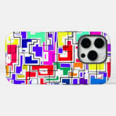 パターモダンンカラフルデザイン Case-Mate iPhoneケース (裏面 (横))