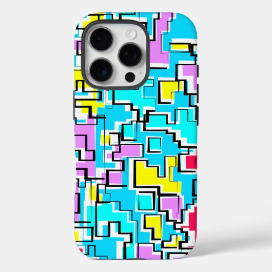 パターモダンンカラフルデザイン Case-Mate iPhoneケース (裏面)