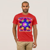 パターモダンンカラフルデザイン Tシャツ (正面フル)