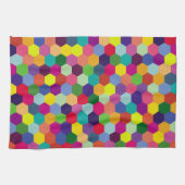 パターモダンンカラフル-ファッション春ヒップスター キッチンタオル (横)