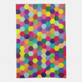 パターモダンンカラフル-ファッション春ヒップスター キッチンタオル (縦)