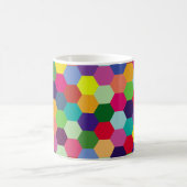 パターモダンンカラフル-ファッション春ヒップスター コーヒーマグカップ (中央)